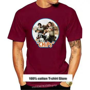 Camiseta de la serie de televisión de la patrulla de carretera de California, CHIPS nuevos, Poncherell o 1977 83