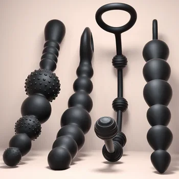 Анальные шарики, силиконовые секс-игрушки для взрослых, мужчины и женщины, Вытягивающие шарики, массажер, расширяющий мяч, Сексуальная игра для пары