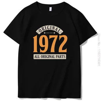 1972 Винтажная футболка в стиле ретро 