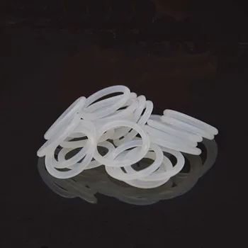30шт Силиконовое уплотнительное кольцо белый Провод диаметром 2,4 мм VMQ уплотнение OD 8 мм-19 мм Высокая термостойкость Уровень контакта с пищевыми продуктами резина