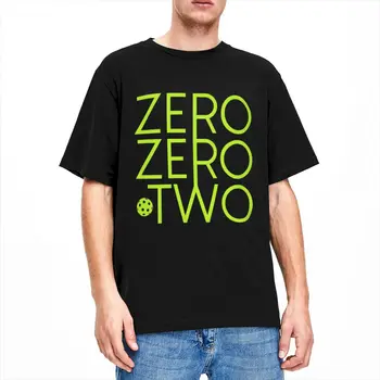 Забавная футболка Zero Zero Two Classic Pickleball Для мужчин и женщин, хлопковые футболки с круглым воротником и коротким рукавом, подарочная одежда