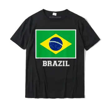 Флаг Страны Бразилия, Бразильская домашняя гордость, футболка в спортивном стиле, новейшая обычная футболка, хлопковые студенческие топы, обычная рубашка
