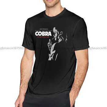 Космическое приключение Кобра COBRA ART Мужская футболка из 100% хлопка, уличная одежда, топы с короткими рукавами в стиле харадзюку