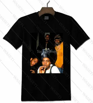 Mobb-De3P-Nas X Mobb Deep X Raekwon - футболка в стиле хип-хоп рэп, черная хлопковая футболка