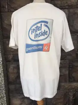 Винтажная футболка Intel Inside Pentium 4