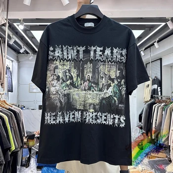 Saint Tears Heaven Представляет футболку для мужчин и женщин, футболки с изображением Святого Михаила