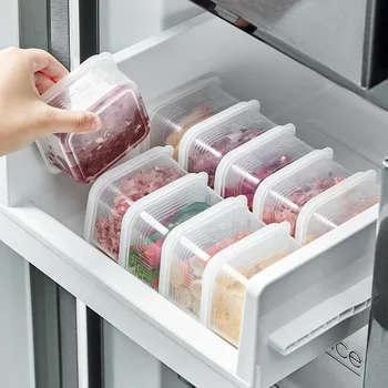 Коробка для замороженного мяса в холодильнике, Коробка для консервирования продуктов, Коробка для хранения в холодильнике, Коробка для замораживания мяса Пищевого качества, Контейнеры для хранения продуктов