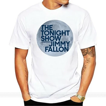 Мужская футболка The Tonight Show с Джимми Фэллоном в главной роли, мужская брендовая футболка, мужская летняя хлопковая футболка