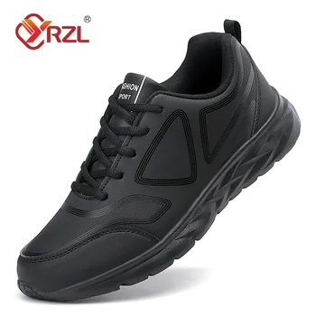 Мужские кроссовки YRZL, высококачественные повседневные кроссовки, осень-зима, для отдыха на открытом воздухе, нескользящая мужская спортивная обувь из искусственной кожи
