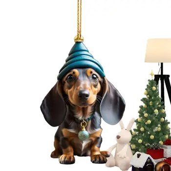 Рождественские украшения для собак Рождественские украшения для собак, тематические рождественские украшения, реалистичные акриловые украшения для Рождественской елки