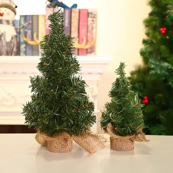Рождественская елка 20 см, мини-рождественская елка, Бельевая нижняя елка, Рождественский фестиваль, Витрина для покупок, Украшение столешницы