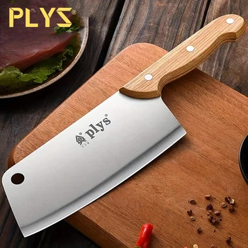 PLYS-Специальный острый нож для нарезки мяса для леди, кухонный разделочный нож из нержавеющей стали высокой твердости для домашнего использования