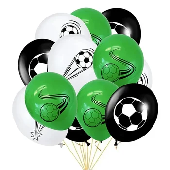 10шт Воздушных шаров футбольной тематики Спортивный Футбольный Набор латексных воздушных шаров Happy Football День Рождения Декор Балон Подарки для мальчиков