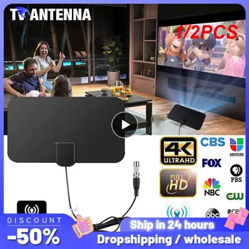 Телевизионная Антенна с радиусом действия 1/2 Мили Digital HD Antena Indoor 4K Full HD Channel 1080P 4K 13ft Cable DVB-T2 Cover TV Antenna high