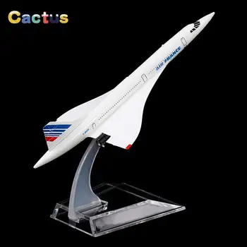 16 см Air France Concorde Сверхзвуковой реактивный самолет Aircraft Самолет Самолет Металлический