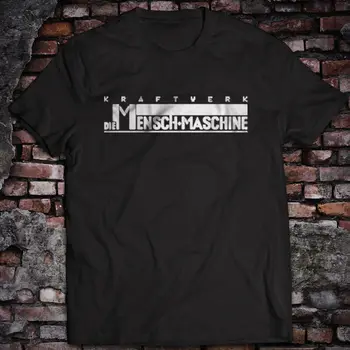 Мужская футболка The Man-Machine Die-Maschine Kraftwerk Ralf Hutter в винтажном стиле Ретро