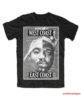 Мужская футболка в стиле хип-хоп 2PAC BIGGIE OUTLAWZ, Kult, Tupac, NOTORIOUS B.I.G., 2pac, eastcoast, westcoast