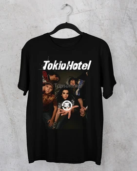 Новая горячая футболка Tokio Hotel из черного хлопка унисекс всех размеров от S до 5Xl Jj2513