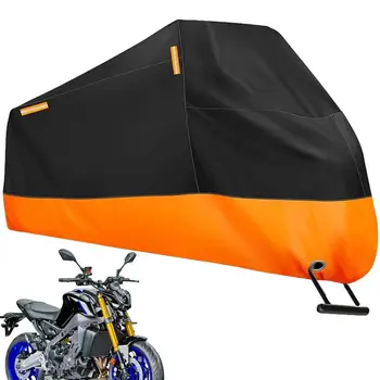 Дождевик для мотоцикла, Ветрозащитный пылезащитный чехол для мотоцикла со светоотражающими полосками, легкий чехол для мопеда, прочный чехол для мотоцикла.